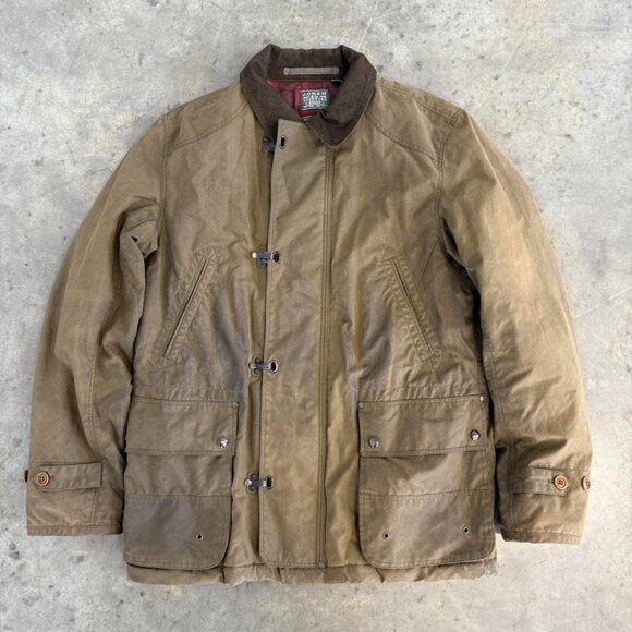 J.Crew Men's Brown and Khaki Jacket - Picture 1 of 2